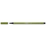 Stylo feutre pen 68  vert mousse stabilo