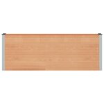vidaXL Jardinière surélevée Marron 200 x 30 x 72 cm WPC et Aluminium