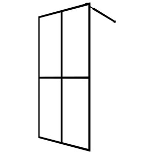 vidaXL Écran de douche Verre trempé dépoli 80x195 cm