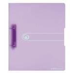 Classeur 2 anneaux 25 mm easy orga to go Pastel Dos de 38 mm Lilas Transparent HERLITZ