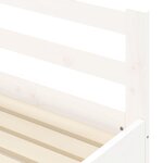 vidaXL Lit de jour et lit gigogne sans matelas 90x190 cm bois massif