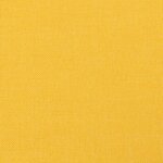 vidaXL Chaise de relaxation avec repose-pied Jaune moutarde Tissu