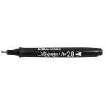 Marqueur Supreme Calligraphy Pen pointe 2 mm coloris noir x 12 ARTLINE