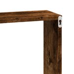 vidaXL Armoire murale 60x16x30 cm chêne fumé bois d'ingénierie