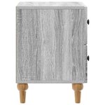 vidaXL Cabinet de chevet avec tiroir Sonoma gris 43 x 34 5 x 48 cm