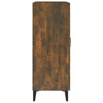 vidaXL Buffet chêne fumé 69 5x34x90 cm bois d'ingénierie