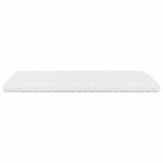 vidaXL Matelas en mousse blanc 120x210 cm 7 zones dureté 20 ILD