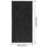vidaXL Tapis ZIZUR 60x110 cm aspect de jute intérieur extérieur