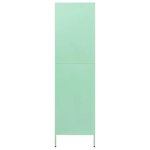 vidaXL Garde-robe Vert menthe 90x50x180 cm Acier