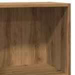 vidaXL Bibliothèque chêne artisanal 40x24x76 cm bois d'ingénierie