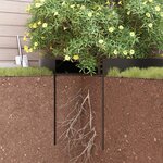 vidaXL Barrière de Racine Noir 0.7x10 m 1.5 mm HDPE