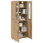 vidaXL Haut Armoire Chêne artisanal 69 5 x 34 x 180 cm