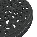 vidaXL Ensemble bistro de jardin 3 Pièces Noir Aluminium