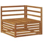 vidaXL Ensemble de canapés d'extérieur 6 pc Naturel