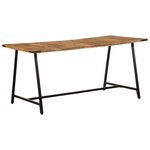 vidaXL Table à manger 160x80x75 cm bois de manguier massif