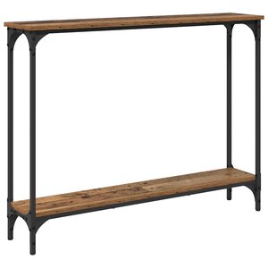 vidaXL Table console Bois Ancien 100 x 22 5 x 75 cm Bois d'ingénierie