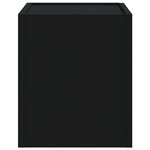 vidaXL Tables de chevet murales 2 Pièces noir 45x30x35 cm