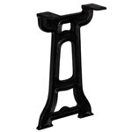 vidaXL Pied de banc 2 Pièces Cadre en Y Fonte