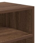 vidaXL Bibliothèque chêne marron 60x30x71 5 cm bois d'ingénierie