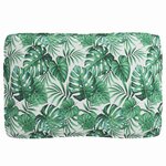 vidaXL Set de coussins de palette Floral 2 Pièces Motif de feuille