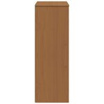 vidaXL Hutch MOLDE Caramel 90 x 35 x 100 cm Bois de pin massif
