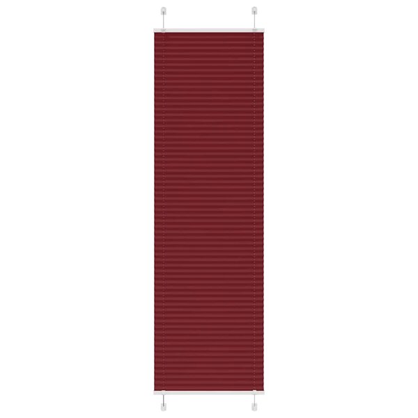 vidaXL Store plissé rouge bordeaux 60x200 cm largeur du tissu 59 4 cm