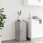 vidaXL Armoire d'apothicaire gris béton 30x41x77 5cm bois d'ingénierie