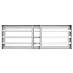 vidaXL Tête de remplacement pour niveleur de jardin 75 x 25 x 6 cm