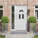 vidaXL Jardinière 2 Pièces Argent 50 x 50 x 75 cm Acier inoxydable