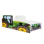 Lit enfant Tracteur vert 160x80