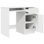vidaXL Bureau banc 86x49x76 cm bois d'ingénierie