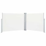 vidaXL Auvent latéral rétractable Crème 140 x 1000 cm