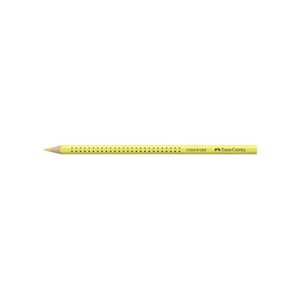 Crayon couleur COLOUR GRIP, jaune claire FABER-CASTELL