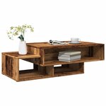 vidaXL Table basse vieux bois 105x55x32 cm bois d'ingénierie