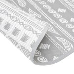 vidaXL Tapis d'extérieur ARAKIL gris Ø120 cm PP