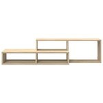 vidaXL SupportmuralpourTV 120x25x28 5cm Bois d'ingénierie