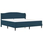 vidaXL Cadre de lit avec tête de lit Bleu 180 x 200 cm Velours