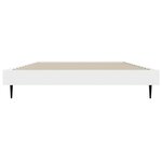 vidaXL Cadre de lit sans matelas blanc 90x200 cm bois d'ingénierie
