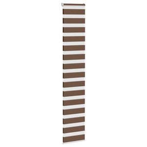 vidaXL Store zèbre marron 40x200 cm largeur du tissu 35 9 cm polyester