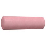 vidaXL Ensemble de canapés 2Pièces et coussins et traversins rose velours