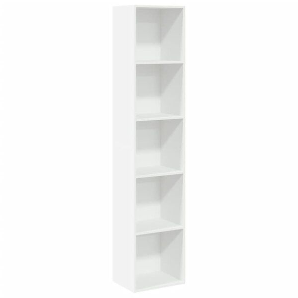 vidaXL Bibliothèque blanc 40x30x189 cm bois d'ingénierie