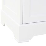 vidaXL Vaisselier avec 4 portes MDF et Bois de pin 80x40x180 cm