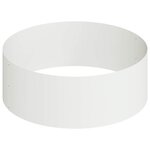 vidaXL Ensemble de jardinières en acier blanc