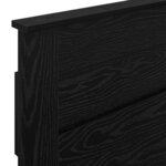 vidaXL Tête de lit Chêne noir 100 cm Bois d'ingénierie