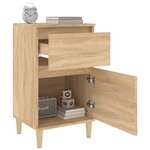 vidaXL Table de chevet chêne sonoma 40x35x70 cm