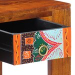 vidaXL Bureau 100x50x75 cm Bois massif d'acacia
