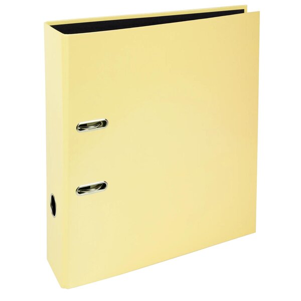 Classeur À Levier Aquarel Prem'touch Dos 80mm - A4 - Jaune Citron - X 10 - Exacompta