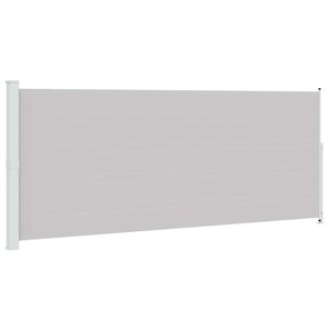 vidaXL Auvent latéral rétractable de patio 200x500 cm Gris