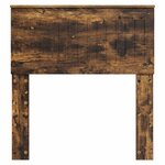 vidaXL Tête de lit Chêne fumé 80 cm Bois d'ingénierie