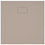 vidaXL Receveur de douche SMC Marron 90x80 cm